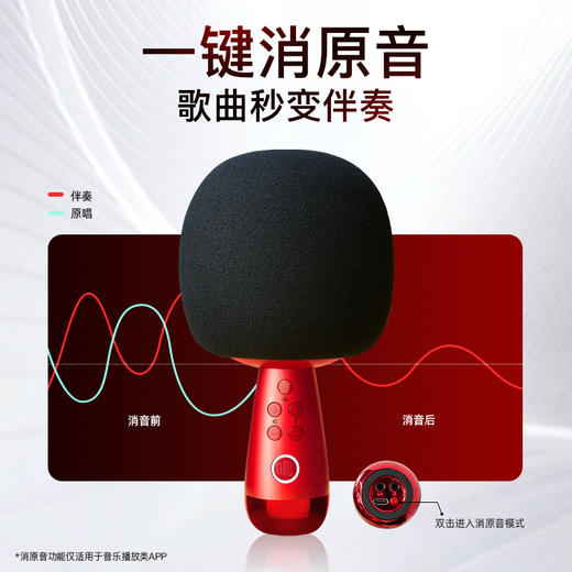 【为思礼】唱吧麦克风 小唱K歌宝 G2MAX 升级版乘风破浪的姐姐 向往的生活同款 小黄人联名款 虎虎生威礼盒版精灵麦克风Q3无线蓝牙话筒音响 无线K歌话筒音响一体麦克风 商品图6