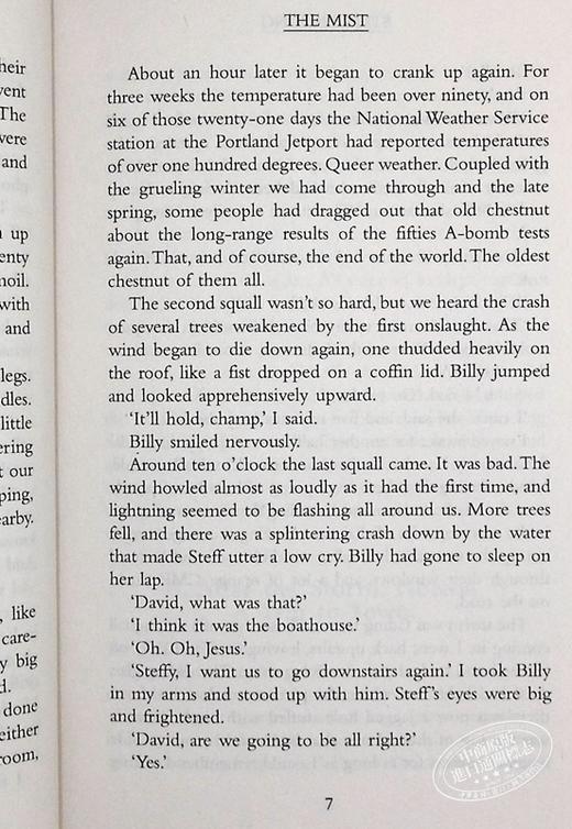 【中商原版】迷雾 斯蒂芬金 英文原版 The Mist STEPHEN KING 商品图8