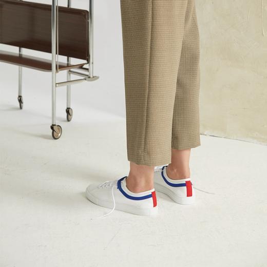 简约百搭 直述NOMORELIE  魔术贴小白鞋 商品图0