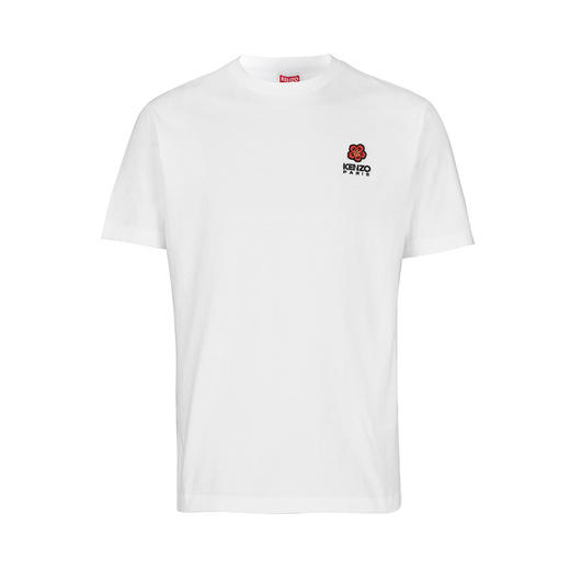 【易烊千玺同款】KENZO 高田贤三针绣海棠花logo男女通款圆领百搭款T恤 11095 商品图0