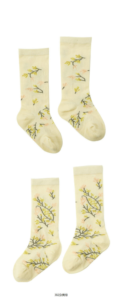 jnby  23年夏款  印花设计长筒袜子  XN4N11740 商品图4