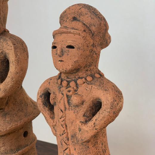 日本陶土人偶摆件X0476 全新保存品 商品图3