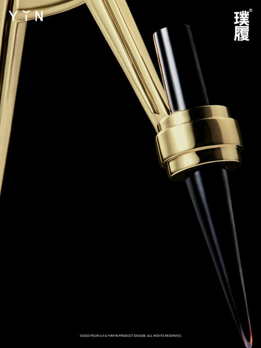 YIN隐 x 璞履POUR LUI 限量版「黄金圆规」 商品图1