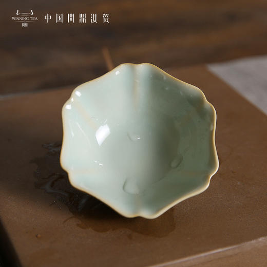 问鼎汝瓷紫金釉经典款天青葵盏杯（缺货） 商品图1