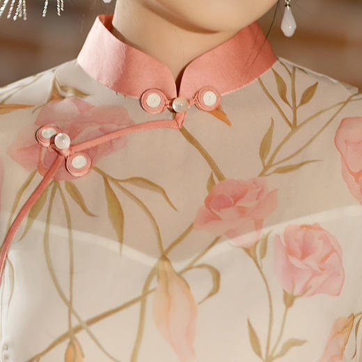 春夏新款，国风女装中式复古修身旗袍连衣裙MY-2523 商品图2