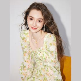 【大货，不退不换】  【幻境森林】仙气梦幻轻薄透气时尚轻奢连衣裙2023春季新款