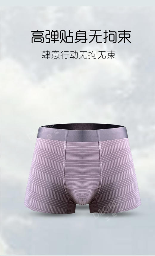 迪兰多精品男士内裤80支兰精莫代尔棉超舒适透气22903702 商品图3