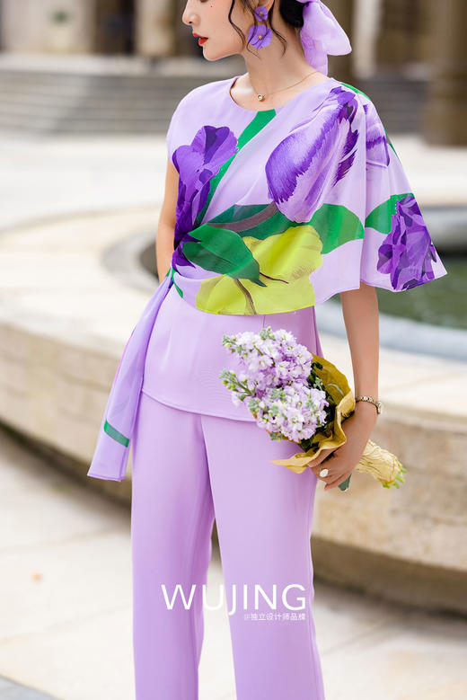 3022029 紫露幽香 郁金香紫裤子 雾境 商品图2