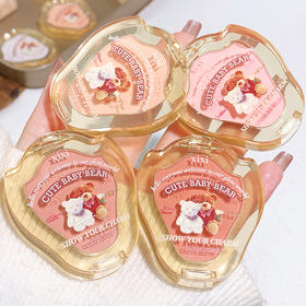 抖音同款彩妆xixi打工熊反内卷单色 腮红自然裸妆提亮 修容腮紫蜜桃哑光胭脂