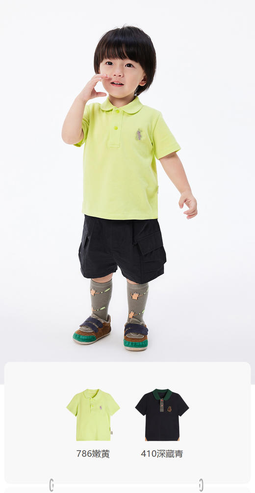 jnby 23年夏款   经典短袖polo衫   YN4112410 商品图0