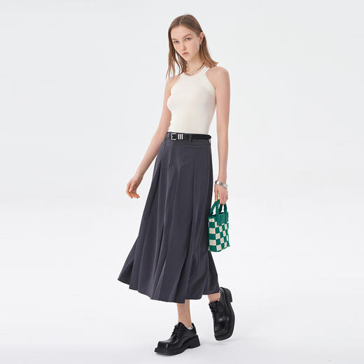 Self Who2023夏装新醋酸亲肤舒适甜辣圆领马甲工字内搭单穿背心女 商品图4