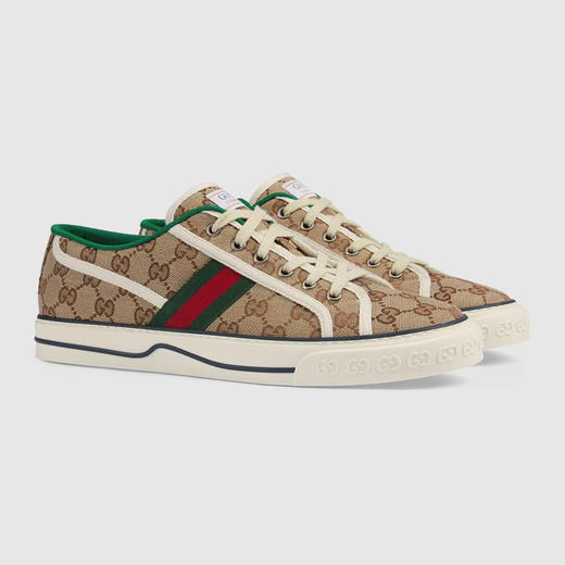 【二】GUCCI 古驰 男士Tennis 1977系列 系带休闲运动鞋 混色 606111 HVK20 9766 商品图0