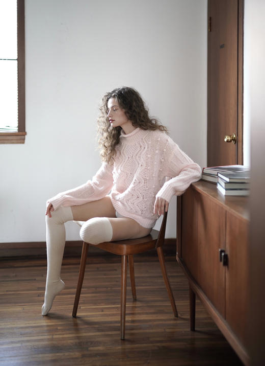 Cream Pink Sweater 商品图1