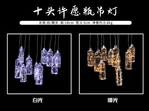 10头许愿瓶吊灯串（运费自理） 商品图0