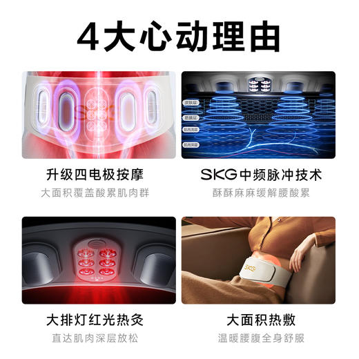 SKG按摩腰带W7 2代豪华款 商品图1