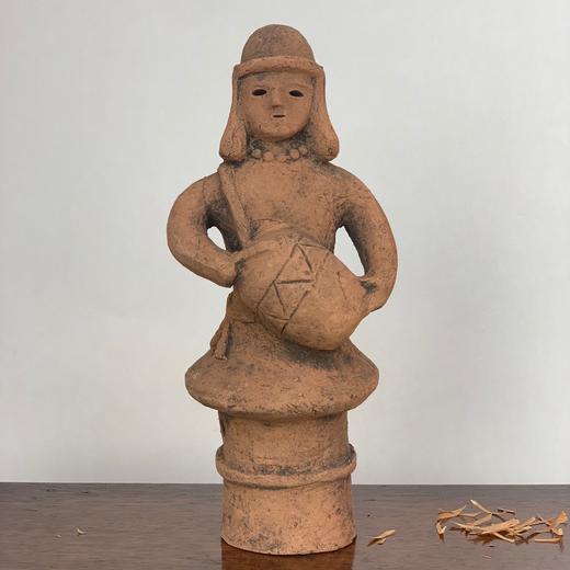 日本陶土人偶摆件X0476 全新保存品 商品图6