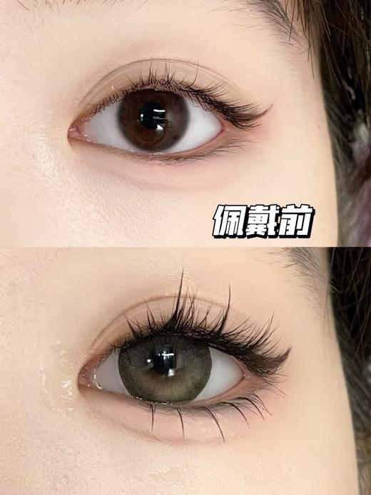 正品半年抛| Ginomii系列水润橄榄美瞳 |直径14.5着色13.8 |韩国 商品图2