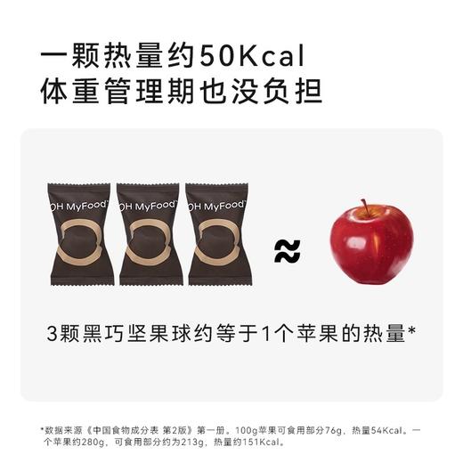 ohmyfood黑巧坚果球80g 商品图1