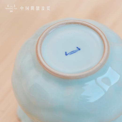 问鼎汝瓷鼎峰系列老款天青莲瓣公杯（缺货） 商品图3
