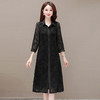 爆款百搭，翻领纯色中长款连衣裙两件套QYM-KSY-XYD06TZ-L 商品缩略图1