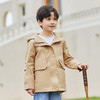 mettekids男童风衣英伦风儿童2022春秋中大童中长款连帽休闲外套 商品缩略图2