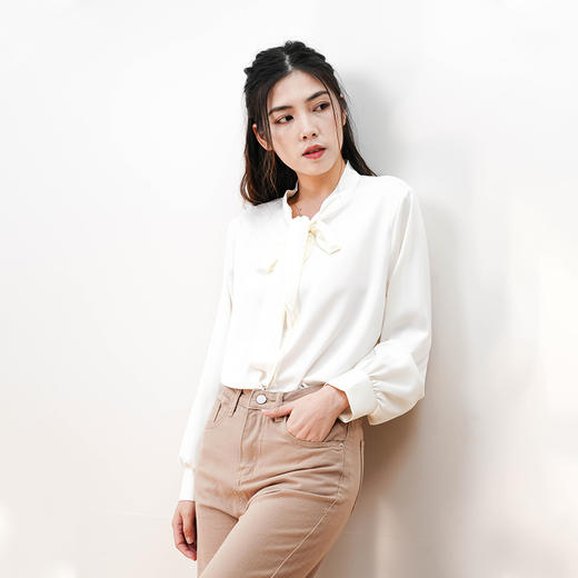 Avann醋酸感缎面衬衫 商品图6