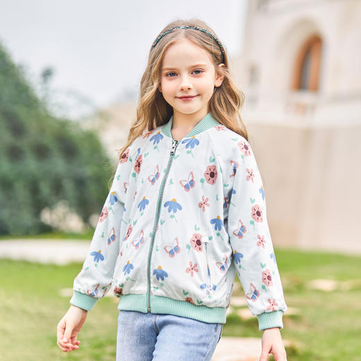 【双面穿】mettekids女童外套春秋洋气时髦童装上衣儿童休闲夹克 商品图1