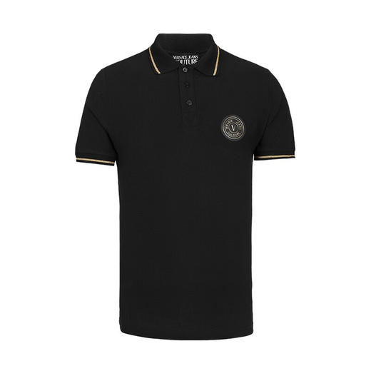 VERSACE JEANS COUTURE男装短袖潮流百搭图案LOGO男士POLO衫 11147 商品图0