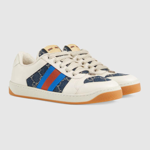 GUCCI 古驰 女士棉质GG Screener 系列休闲运动鞋 混色 577684 2KQ40 4467 商品图0