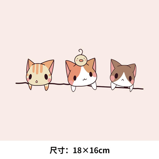 卡通动漫小猫小熊羊字母笑脸衣服热转印烫画贴图案DIY辅料卫衣T恤 商品图1