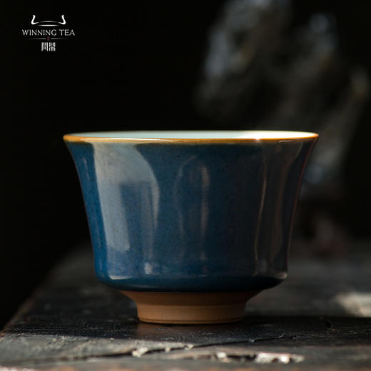 问鼎汝瓷黛蓝掬泉杯（缺货） 商品图2