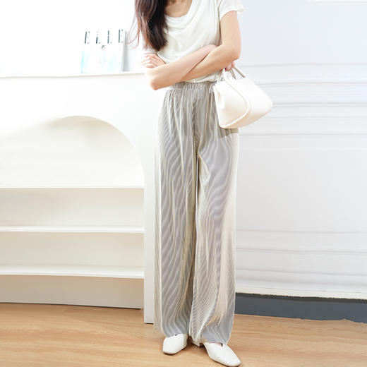 Avann高腰宽松垂感百褶裤 商品图6