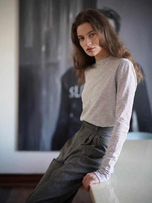 Blue Striped T-shirt 商品图1