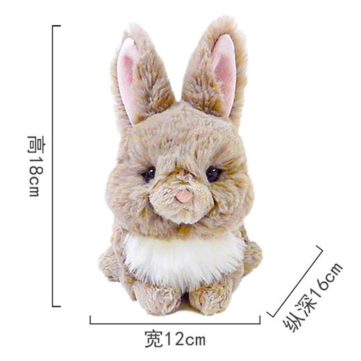 SunLemon 迷你雷克斯兔SUNCP4542玩偶 商品图1