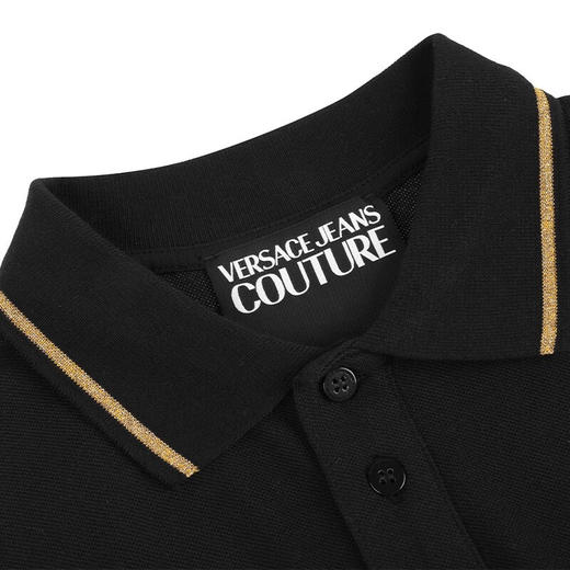 VERSACE JEANS COUTURE男装短袖潮流百搭图案LOGO男士POLO衫 11147 商品图4