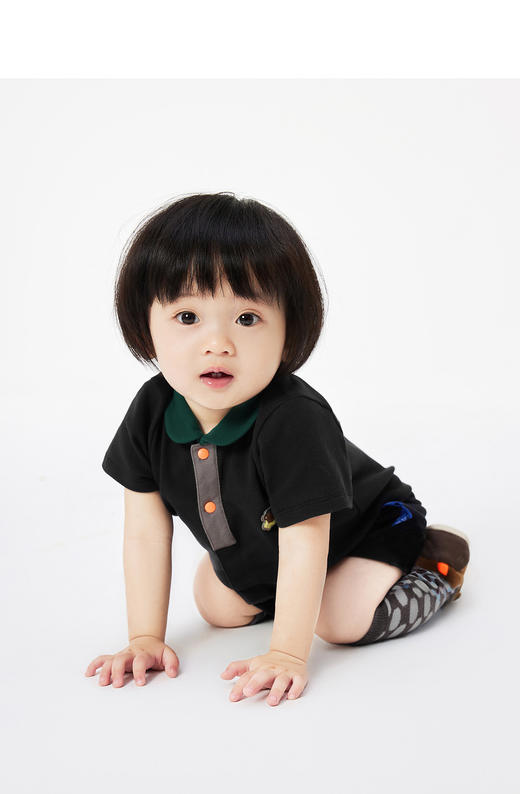 jnby  23年夏款  弹性polo外出连体衣   YN4F11520 商品图6