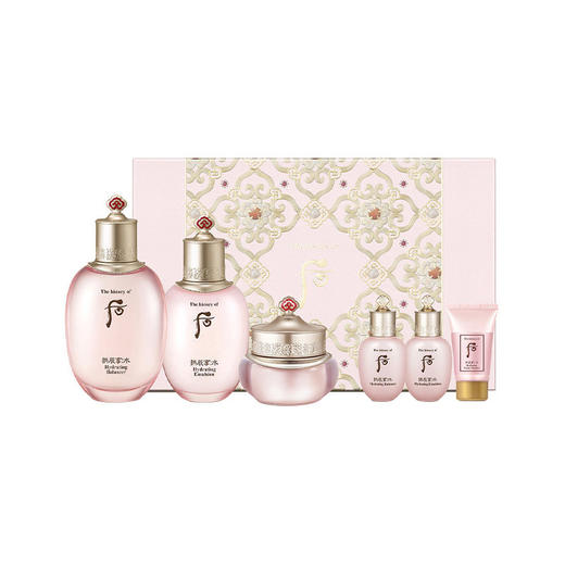 韩国后水妍套盒三件 补水保湿 吸收好 不油腻 夏天首选  好用颜值高 商品图6