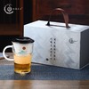 【特惠6折，仅1件，无货退款】璃海匠心耐热玻璃办公室泡茶山水之间套杯带盖茶杯礼盒装 商品缩略图4