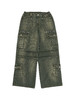 R-OPFOR OPF-2214 洗水做旧直筒牛仔工装裤 商品缩略图0
