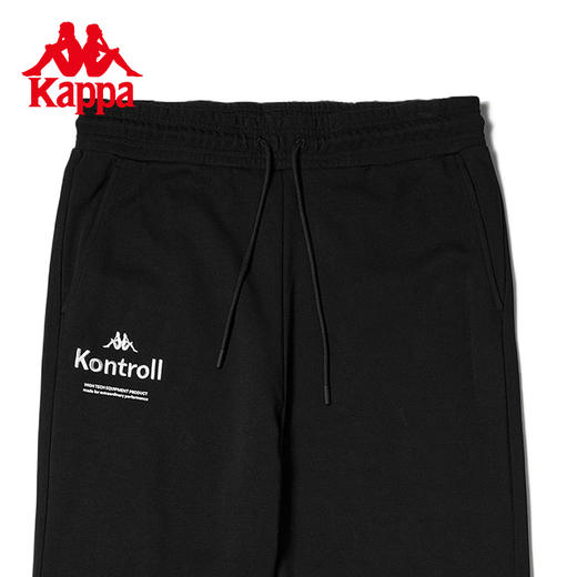Kappa卡帕运动裤情侣针织长裤印花休闲裤时尚直筒卫裤KPCEBAK01K 商品图4