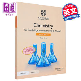 【中商原版】Cambridge International AS ALevel Chemistry Workbook 正版剑桥国际AS ALevel考试化学练习册带线上账号 英文原版