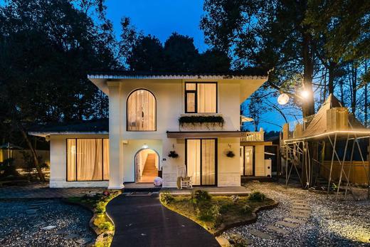 【青城山-156号院】5房温泉私汤别墅，青城前山景区旁，地暖、机麻、烧烤BBQ、避暑、玩水，青城山下的舒适小院SY 商品图0