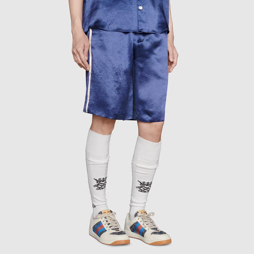 GUCCI 古驰 男士棉质GG Screener 系列 休闲运动鞋 混色 576223 2KQ40 4467 商品图3