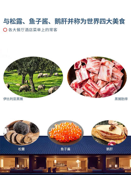 大黄鲜森伊比利亚黑猪肋排进口冷冻新鲜猪排扇子骨猪排骨500g*3包 商品图4