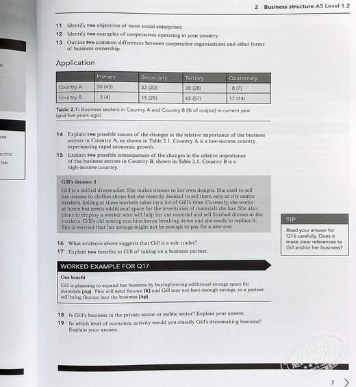 【中商原版】剑桥大学出版 Cambridge International AS ALevel Business Workbook 剑桥经管类 商业练习册带线上账号 英文原版 商品图4