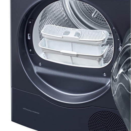 西门子（SIEMENS）10KG热泵干衣机 MT纤护 正反转防缠绕 湖蕴蓝 WQ56U4D10W 商品图2