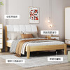 喜梦宝全实木成人床儿童床1.2米1.5米1.8米男孩女孩实木床卧室 大白系列 商品缩略图3
