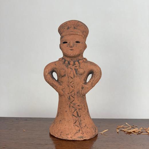 日本陶土人偶摆件X0476 全新保存品 商品图7