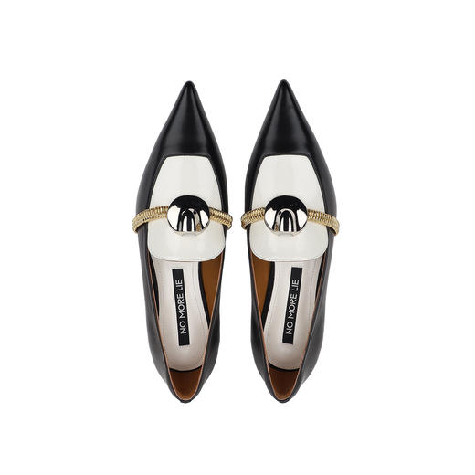 直述NOMORELIE  尖头艺术高跟鞋 商品图4