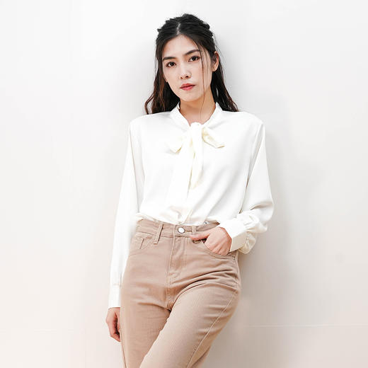 Avann醋酸感缎面衬衫 商品图7